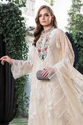 MARIA B EID COLLECTION UNSTITCHED EL-23-01-Cream - Riwayat-e-khas