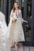 MARIA B EID COLLECTION UNSTITCHED EL-23-01-Cream - Riwayat-e-khas