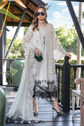 MARIA B EID COLLECTION UNSTITCHED EL-23-02-Off White - Riwayat-e-khas