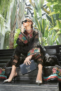 MARIA B EID LAWN COLLECTION EL-23-04-Black - Riwayat-e-khas