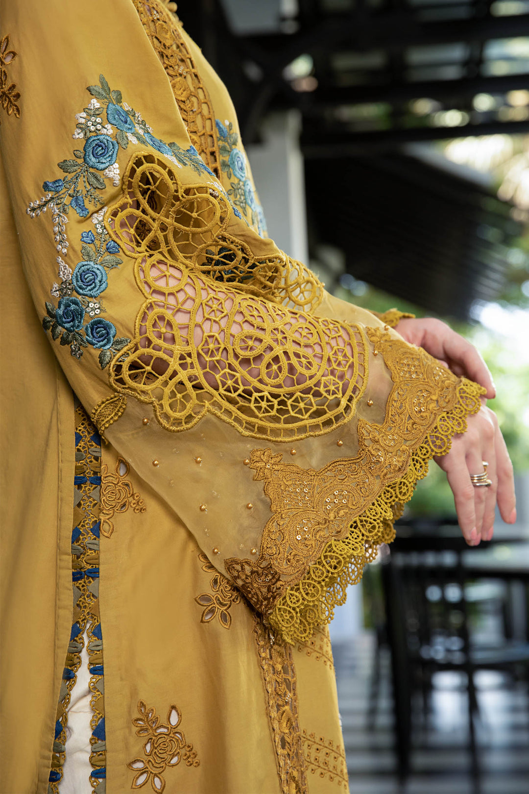 MARIA B EID COLLECTION UNSTITCHED EL-23-06-Mustard - Riwayat-e-khas