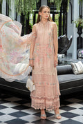 MARIA B EID LAWN COLLECTION EL-23-07-Peach - Riwayat-e-khas