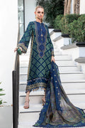MARIA B EID COLLECTION UNSTITCHED EL-23-08-Blue - Riwayat-e-khas