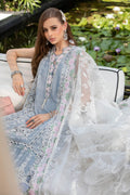 MARIA B EID LAWN COLLECTION EL-23-10-Ice Blue - Riwayat-e-khas