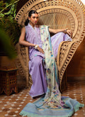 FARAH TALIB AZIZ-ZAT LAVENDER -KESH LAWN'23 - Riwayat-e-khas