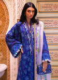FARAH TALIB AZIZ-JARDIN BLUE -KESH LAWN'23 - Riwayat-e-khas