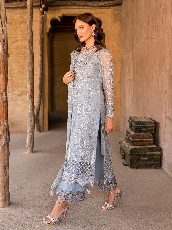 GULAAL EMBROIDERED CHIFFON-SAMARAH-04-COLLECTION'22 - Riwayat-e-khas