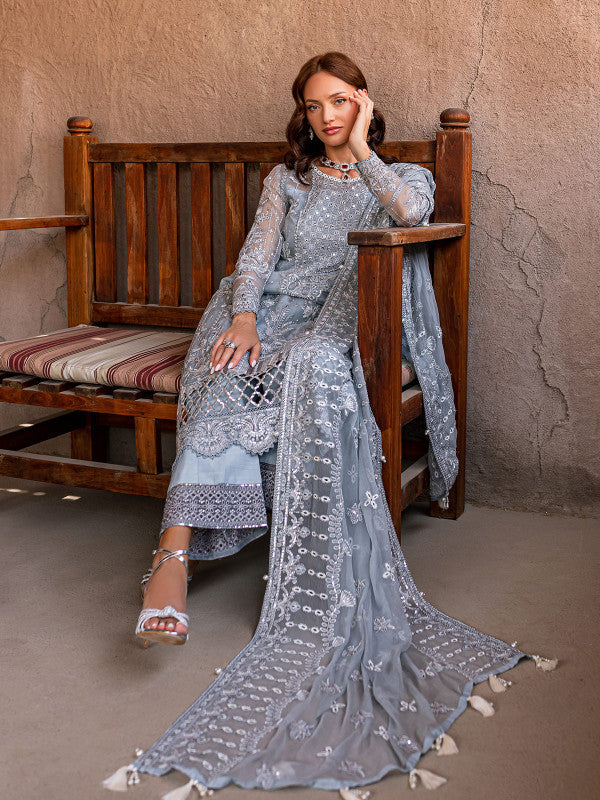 GULAAL EMBROIDERED CHIFFON-SAMARAH-04-COLLECTION'22 - Riwayat-e-khas
