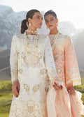 CRIMSON LUXE LAWN Summer in the Meadows - D1 B Stitched - Riwayat-e-khas