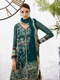 Saad Shaikh Ella Unstitched Embroidered Luxury Chiffon 3Pc Suit DSG-06 - Riwayat-e-khas
