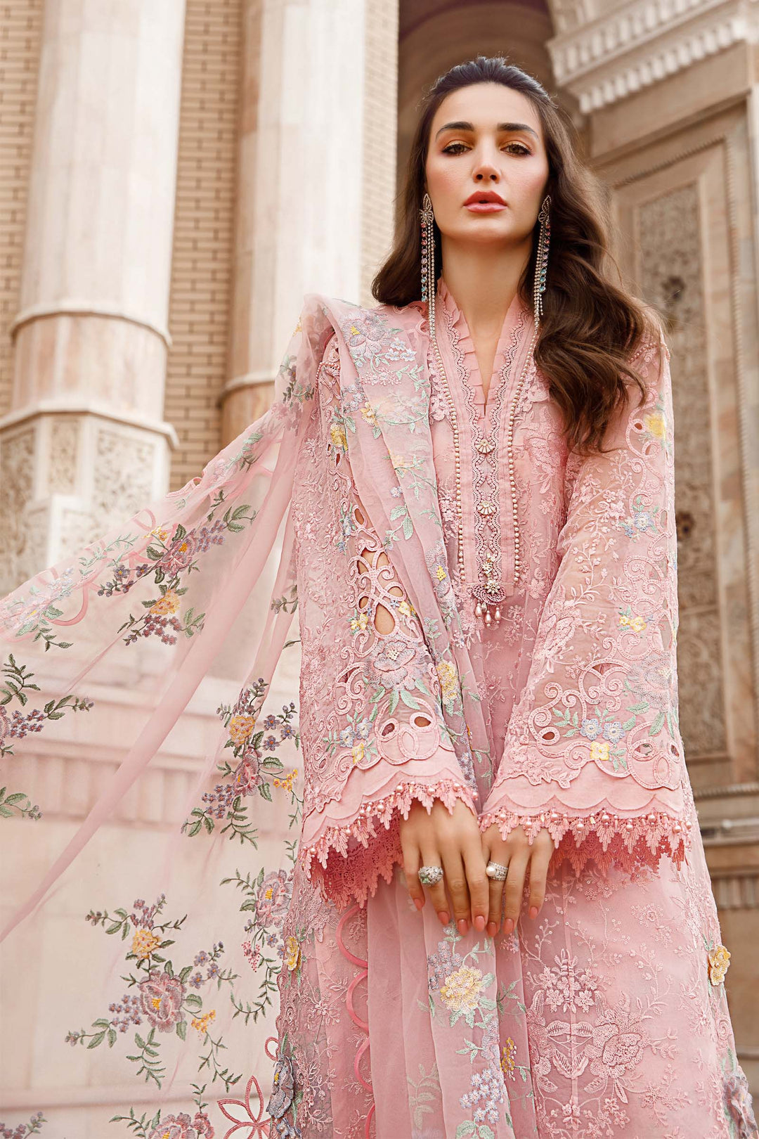 MARIA B EMBROIDED UNSTITCHED LAWN D-2304-A - Riwayat-e-khas