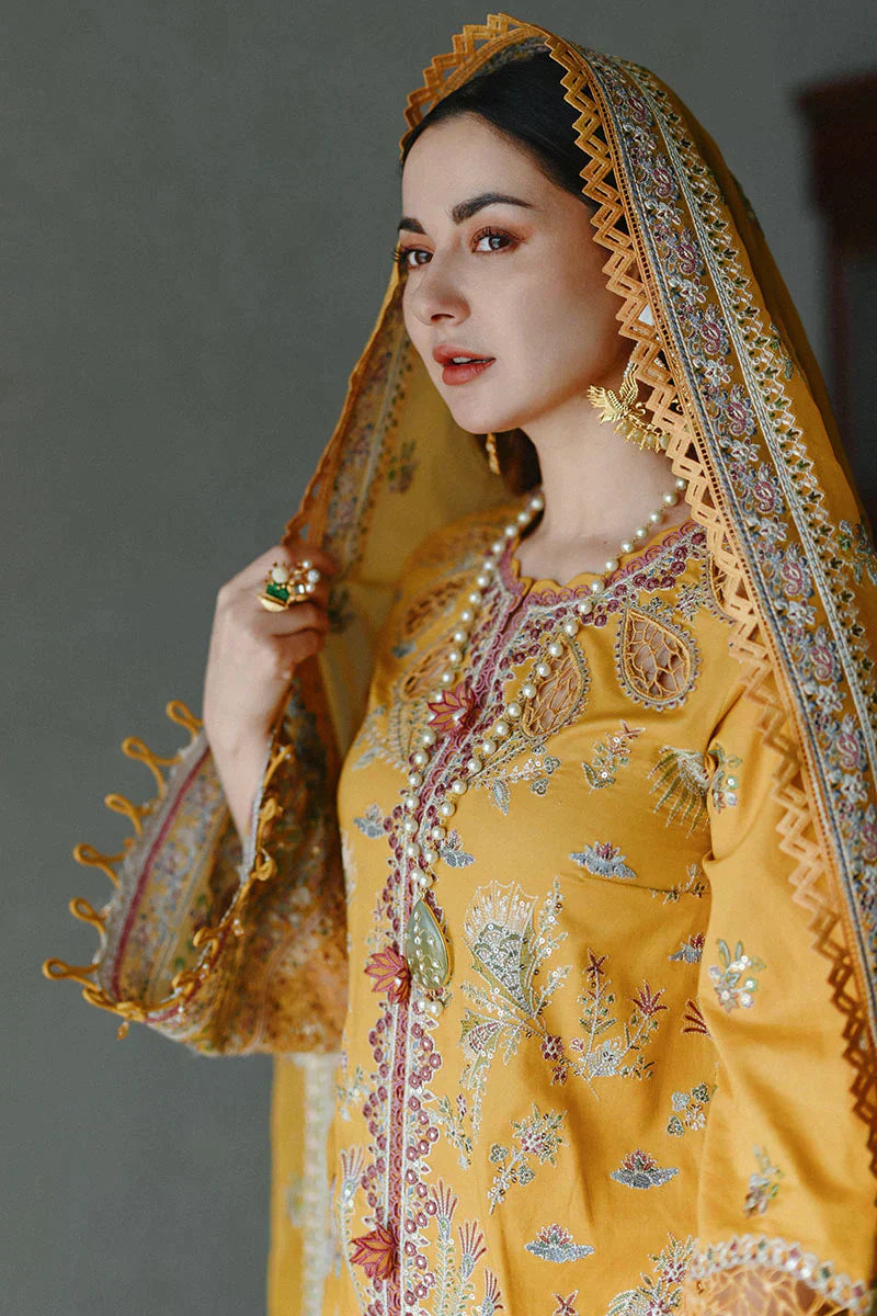 Qalamkar By Sahil – SP-15 MERAL – LUXURY LAWN’23 - Riwayat-e-khas