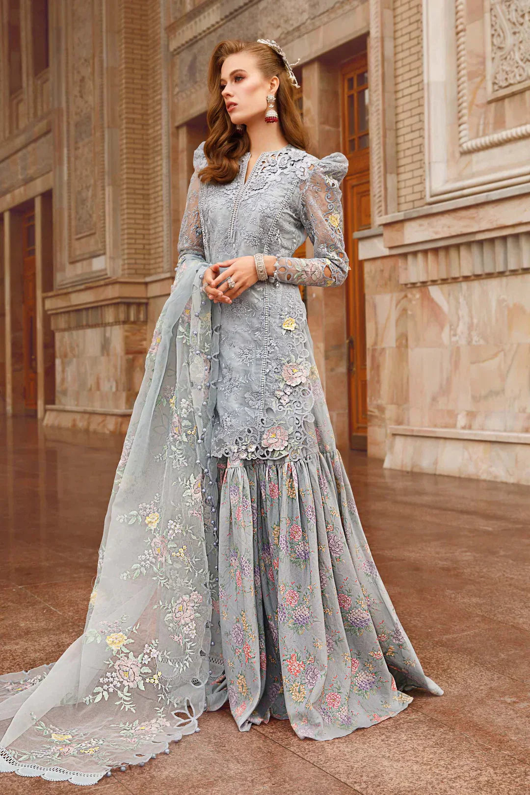 Maria B D-2304-B Luxury Lawn Collection - Riwayat-e-khas