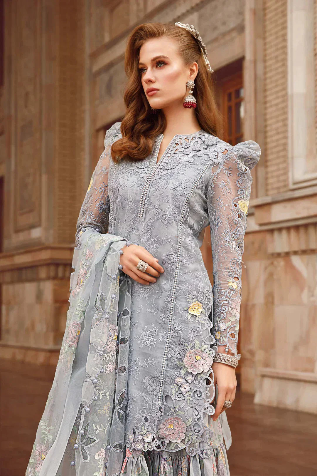 Maria B D-2304-B Luxury Lawn Collection - Riwayat-e-khas