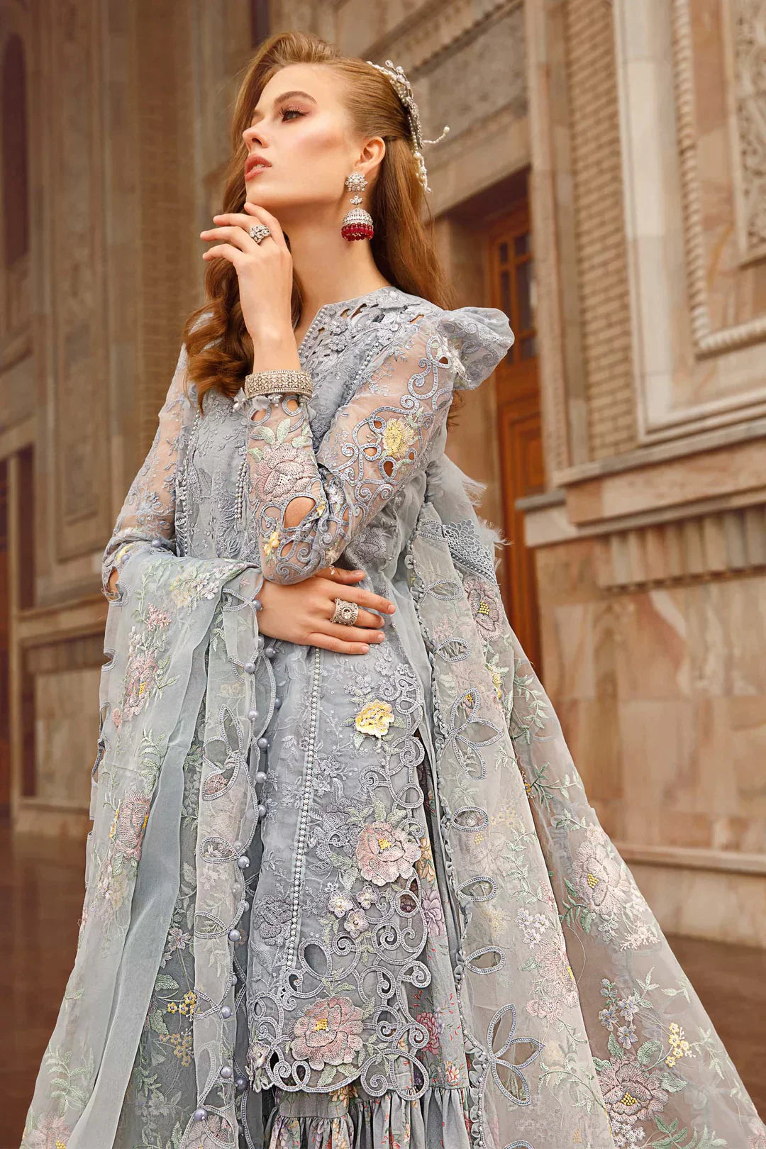 Maria B D-2304-B Luxury Lawn Collection - Riwayat-e-khas