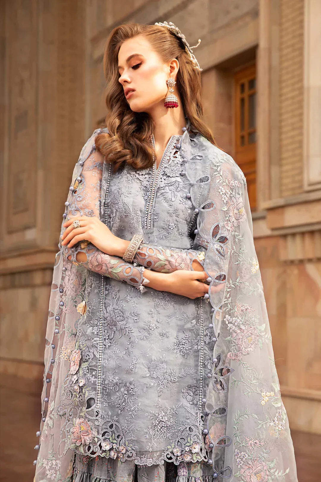 Maria B D-2304-B Luxury Lawn Collection - Riwayat-e-khas