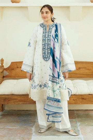 Zara Shahjahan | Coco Lawn Eid Edit 24 | IVORY-D4 - House of Zarish