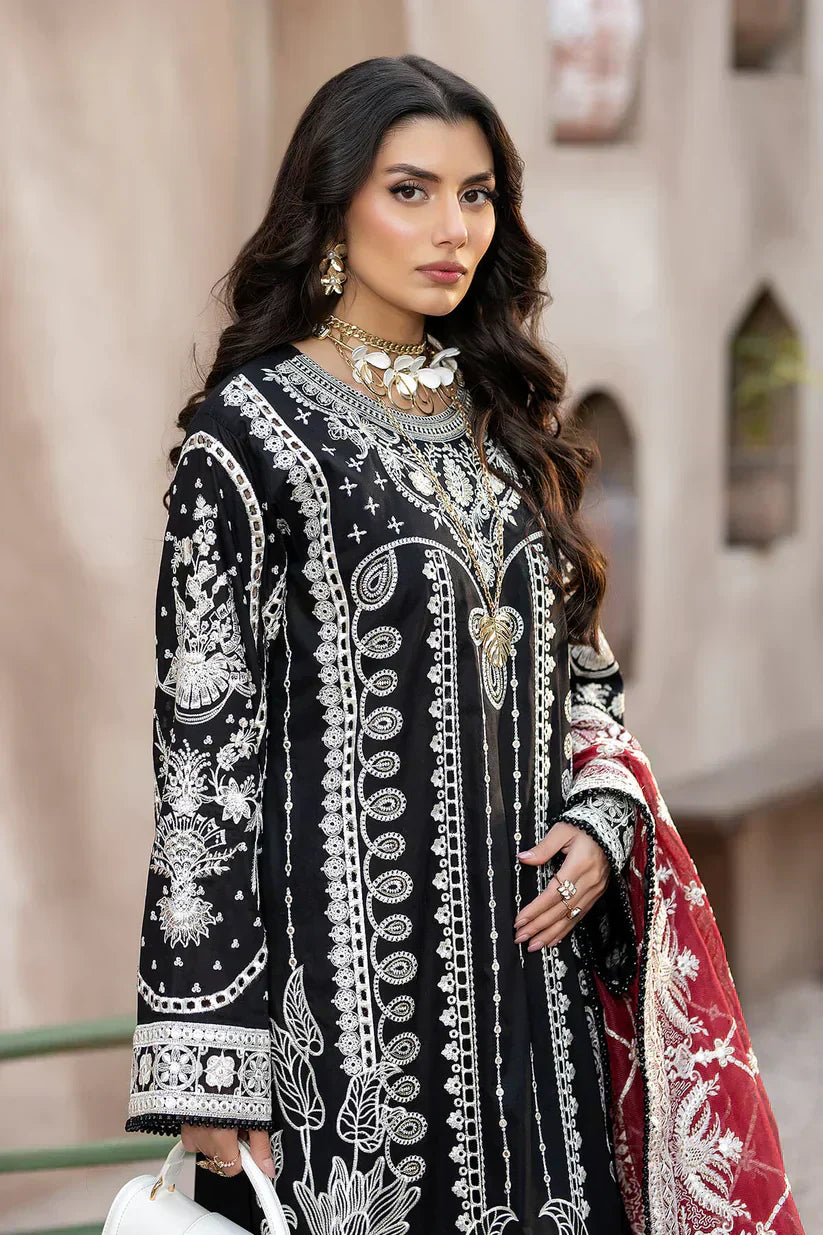Imrozia Premium | Gulposh Luxury Lawn 24 | S.L 48 Aafia - House Of Anaya