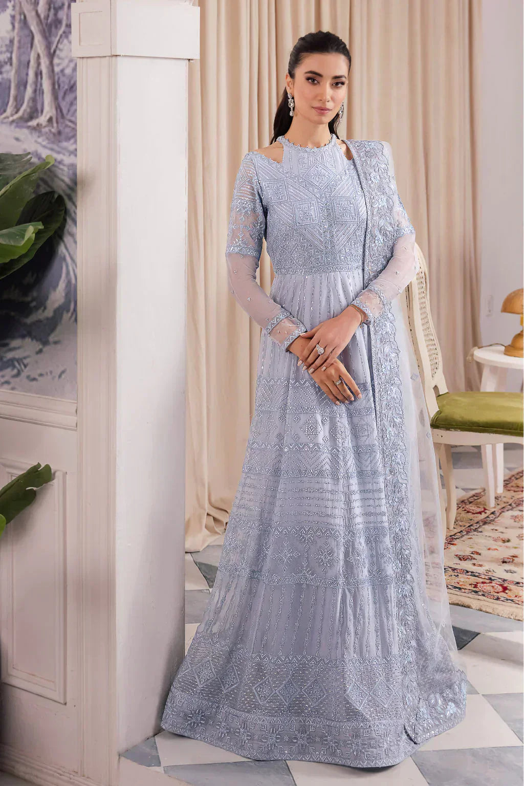 Iznik | Chinnon Chiffon | CC-38 IZARA - House Of Anaya