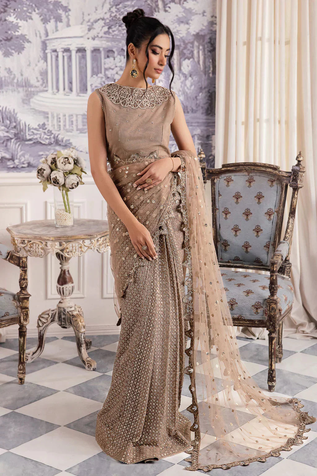 Iznik | Chinnon Chiffon | CC-36 DAMIYAH - House Of Anaya