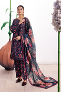 Iznik | Dahlia Embroidered Lawn | DL-07 - House Of Anaya