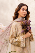 Iznik | Dahlia Embroidered Lawn | DL-03 - House Of Anaya