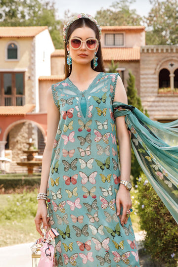 MARIA B DIGITAL LAWN D-96039 B - Riwayat-e-khas