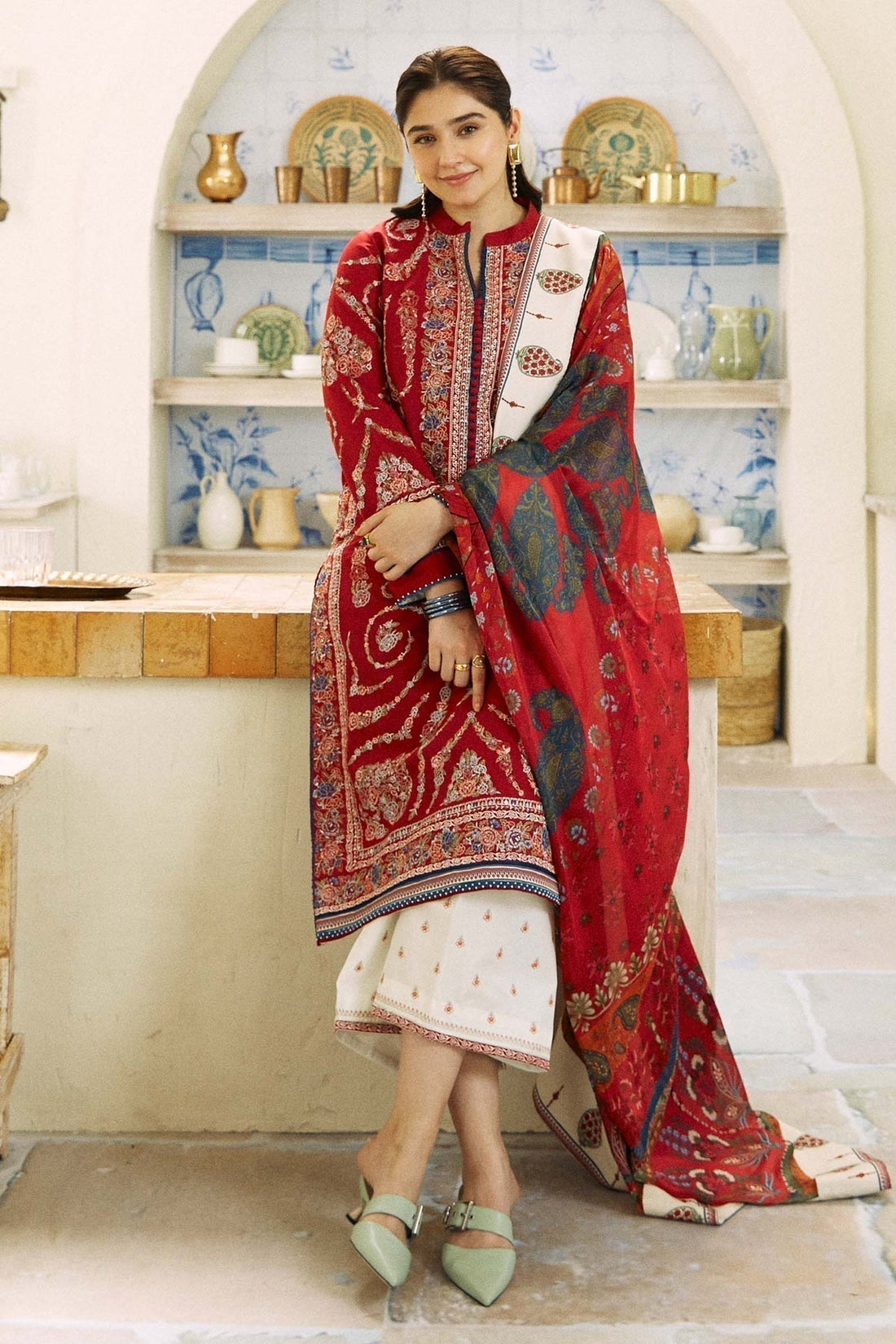 Zara Shahjahan | Coco Lawn Eid Edit 24 | KASHMIR KALI-D3 - House of Zarish