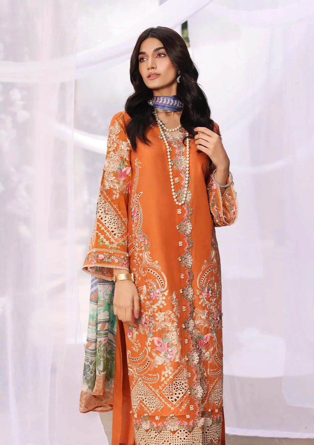 Kahf Premium | Festive Lawn 24 | KFL-10 MAYA - House of Zarish