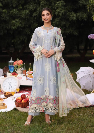 Kahf Premium | Festive Lawn 24 | KFL-08A FIRUZE - House of Zarish
