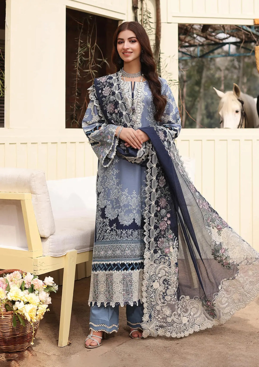 Kahf Premium | Festive Lawn 24 |KFL-04 KINZA - House of Zarish
