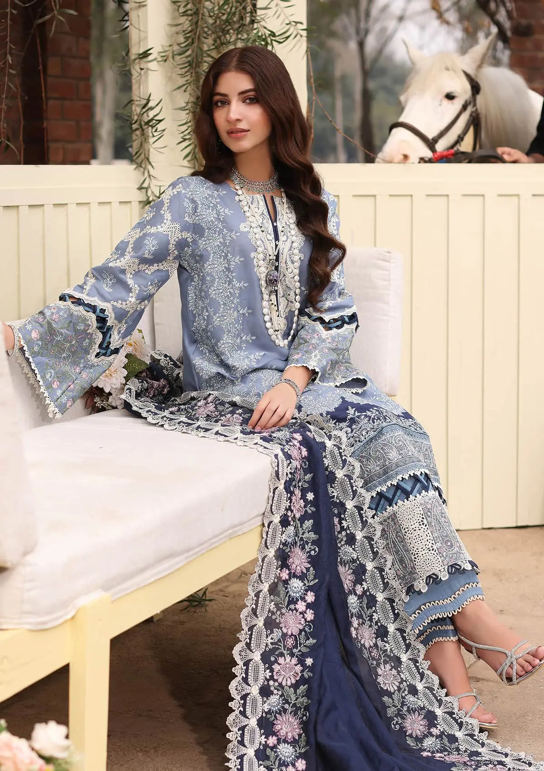 Kahf Premium | Festive Lawn 24 |KFL-04 KINZA - House of Zarish