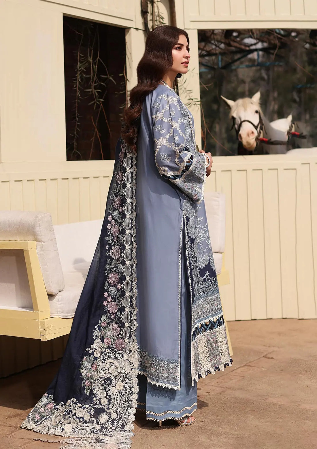 Kahf Premium | Festive Lawn 24 |KFL-04 KINZA - House of Zarish