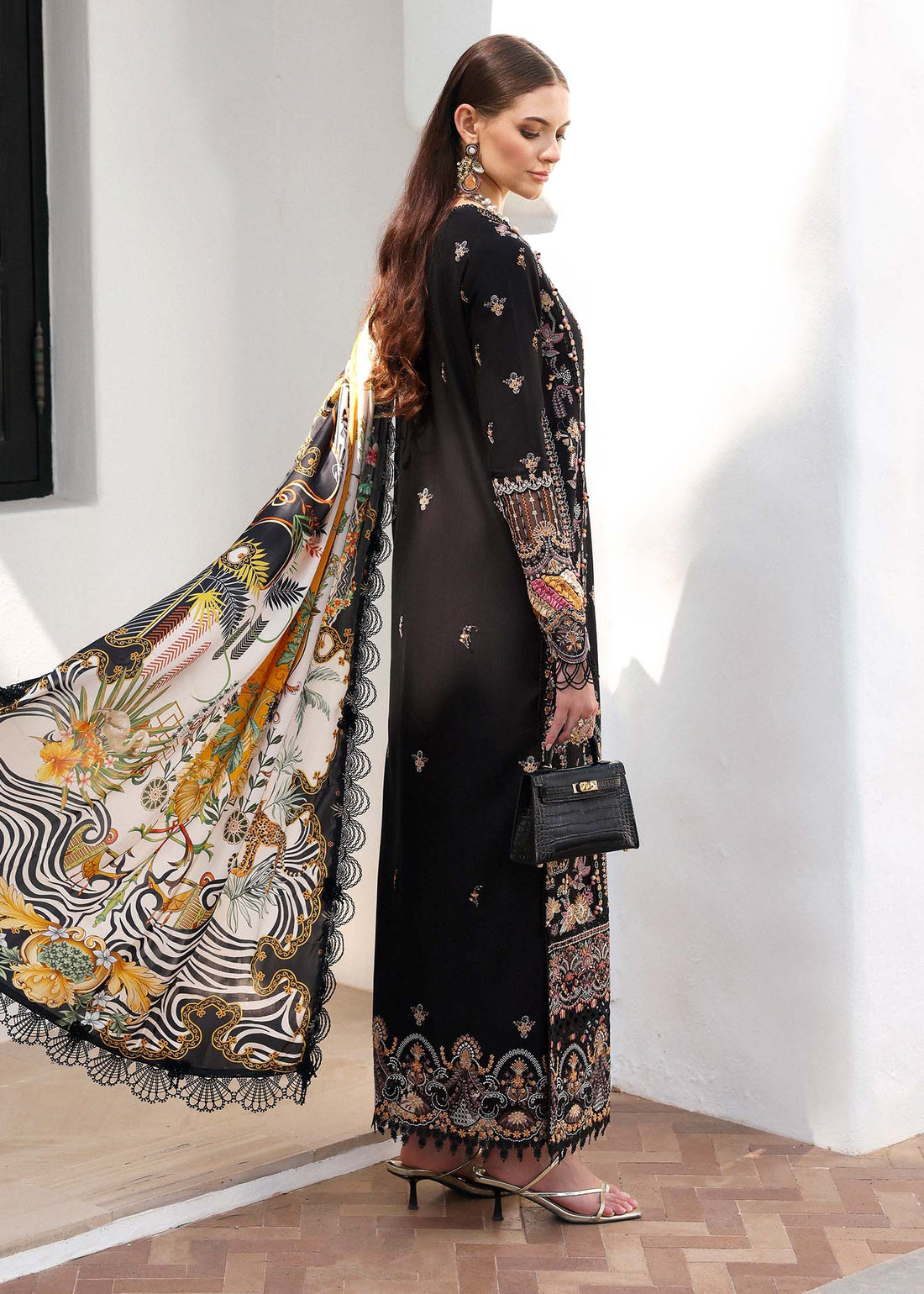 Kanwal Malik | Elysia Luxury Lawn 25 | Noire - House Of Anaya