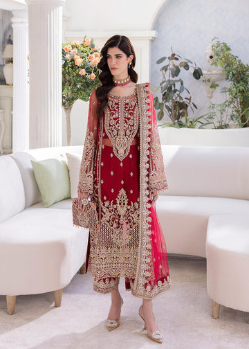 Kanwal Malik | Mirha Wedding Formals | Crimson - House Of Anaya