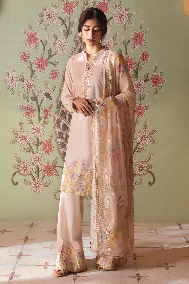 Cross Stitch | Premium Lawn 25 | CORAL CARNATION - House Of Zarish