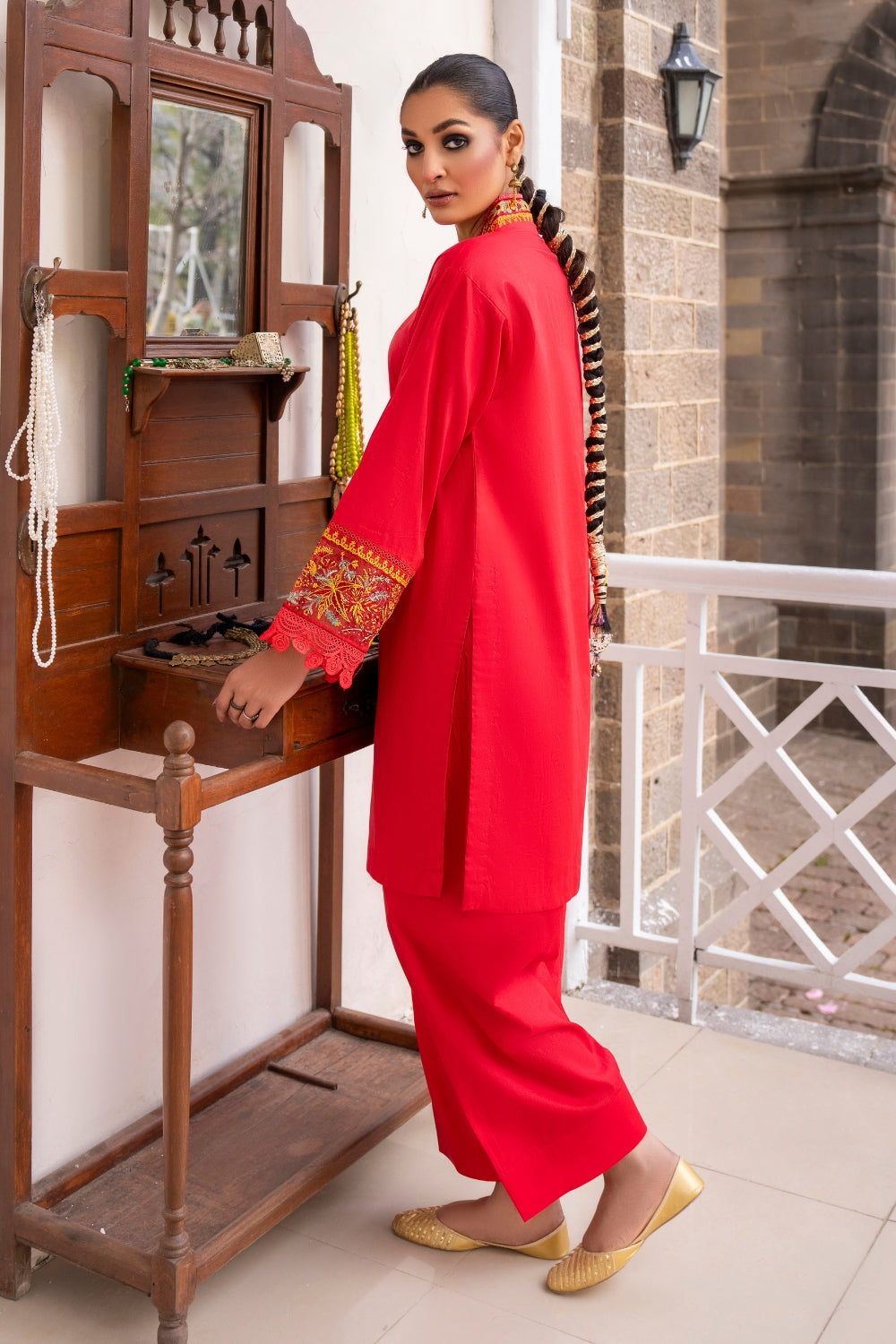 Ittehad | Embroidered Lawn | I-35 - House Of Anaya