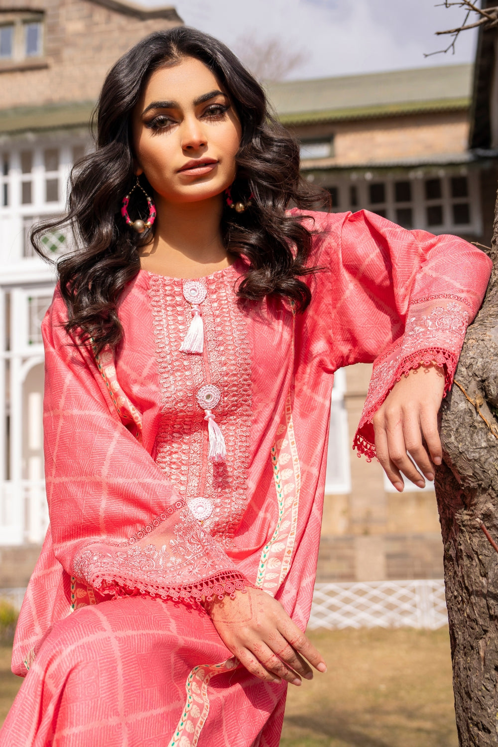Ittehad | Embroidered Lawn | I-34 - House Of Anaya