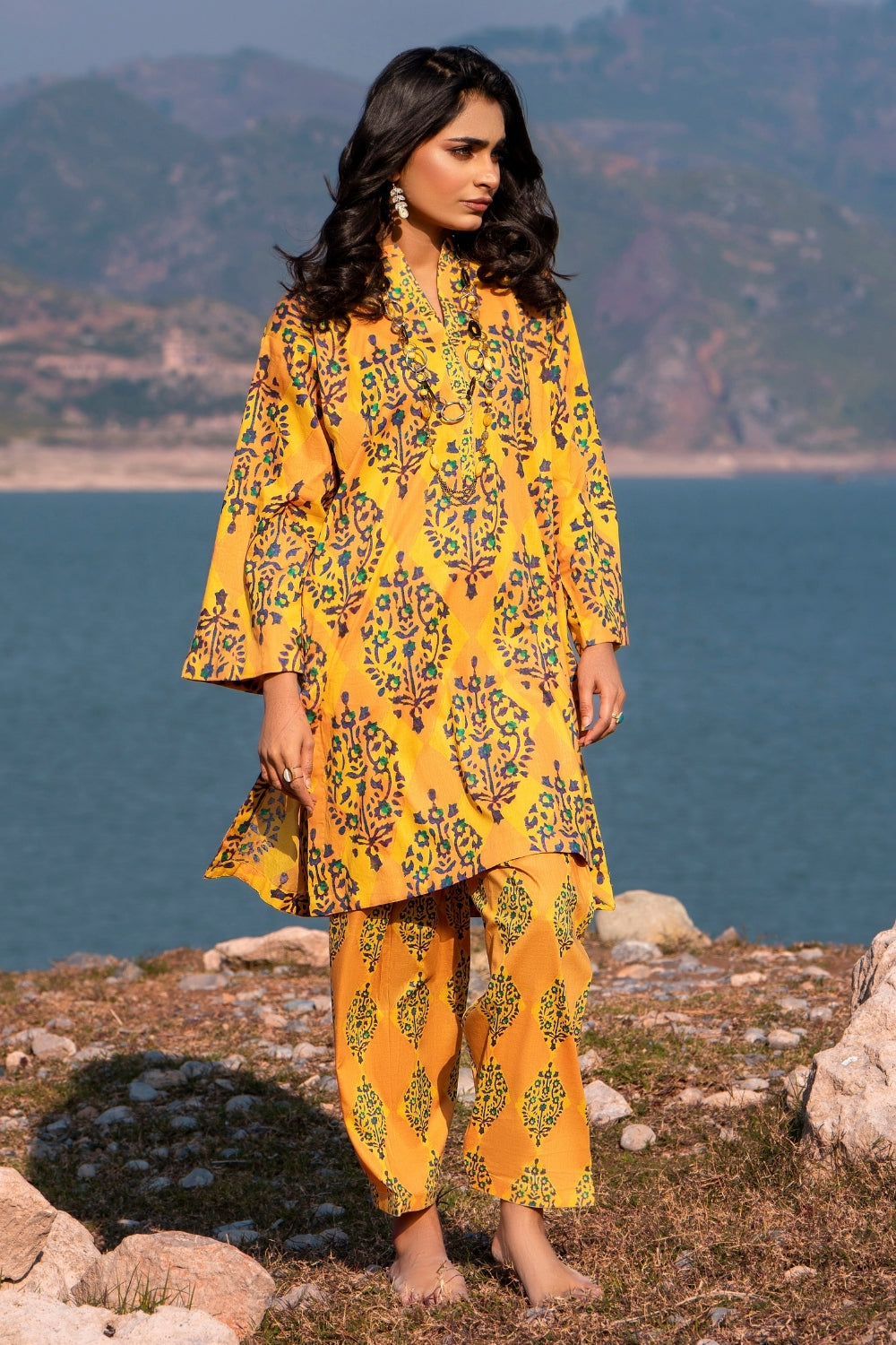 Ittehad | Embroidered Lawn | I-30 - House Of Anaya