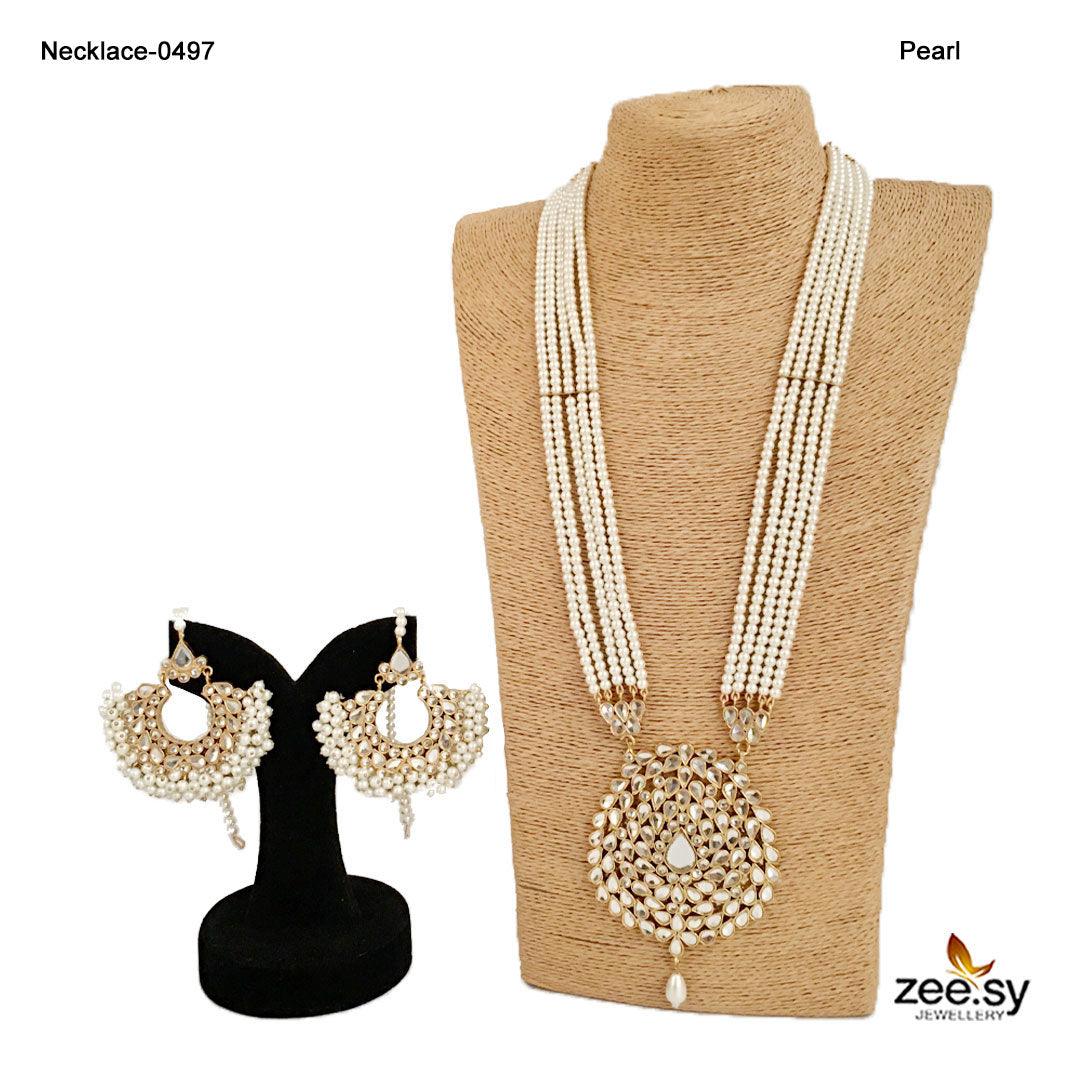 Lotus Necklace-0497 - House Of Zarish