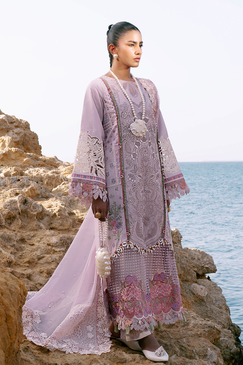 AJR Couture | Dastan Luxury Lawn 25 | Luxe