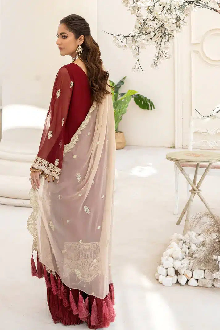Imrozia Premium | Naqsh Formals 23 | M-55 Sienna - House Of Anaya