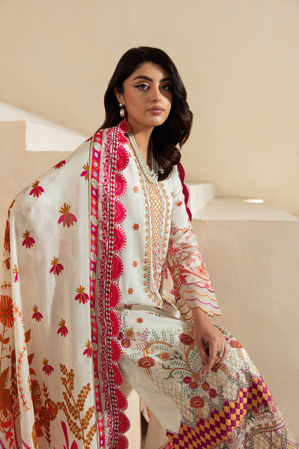 Ramsha | Mashaal Luxury Lawn | L-1308