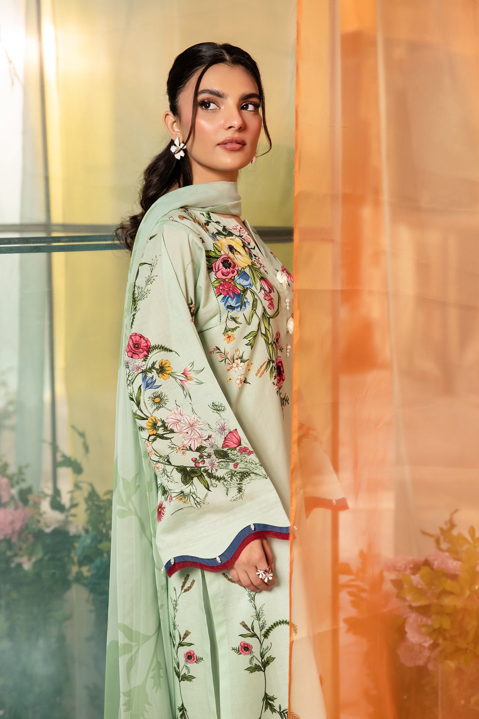 Maria B | M Basic Summer Lawn 25 | MB-CUS25-712B