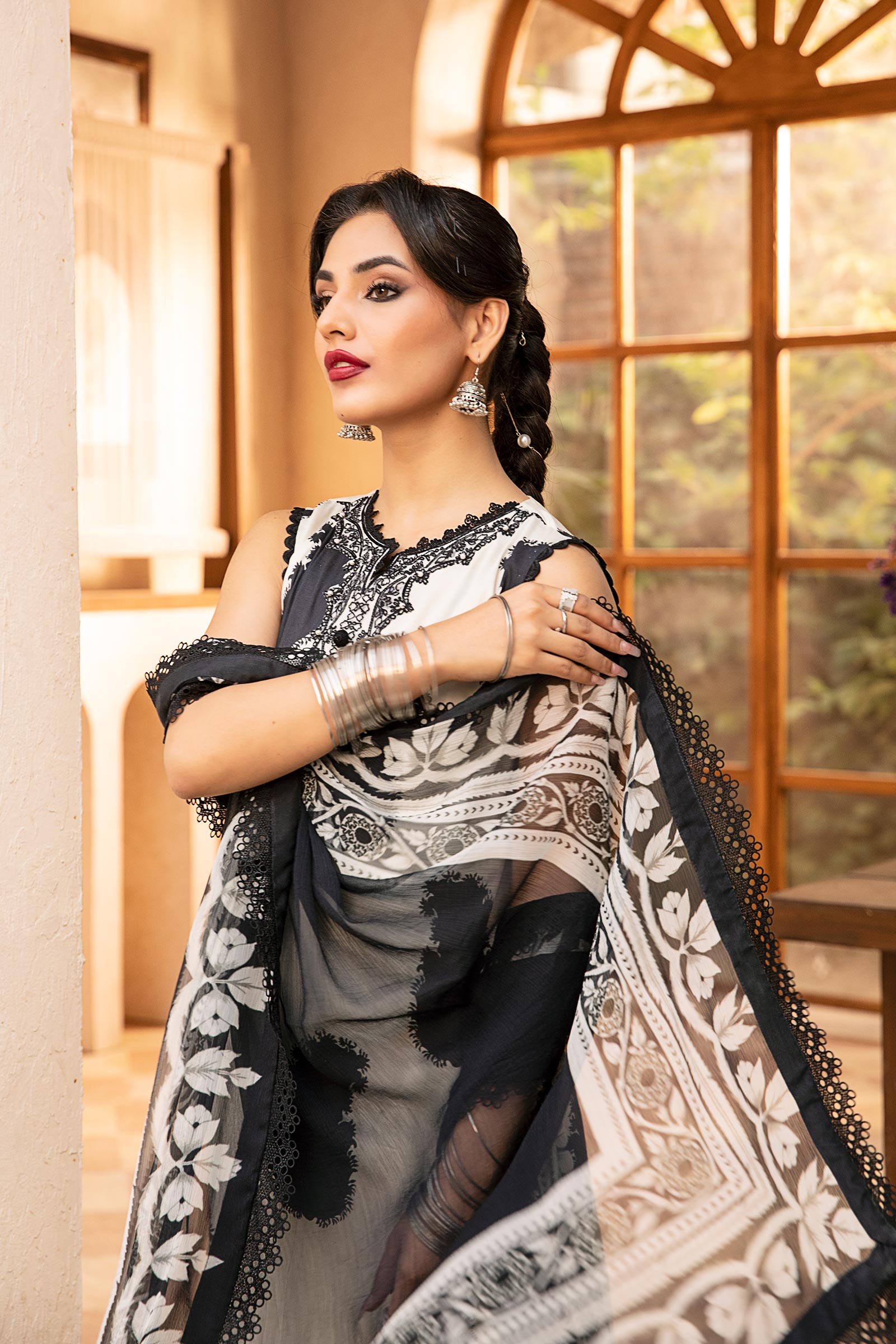 Maria B | Eid Basic Lawn | MB-CUS25-911B