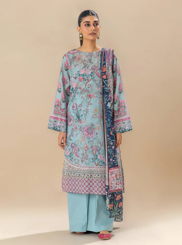 Morbagh | Lawn Collection 24 | SOUL BLUE - House of Zarish