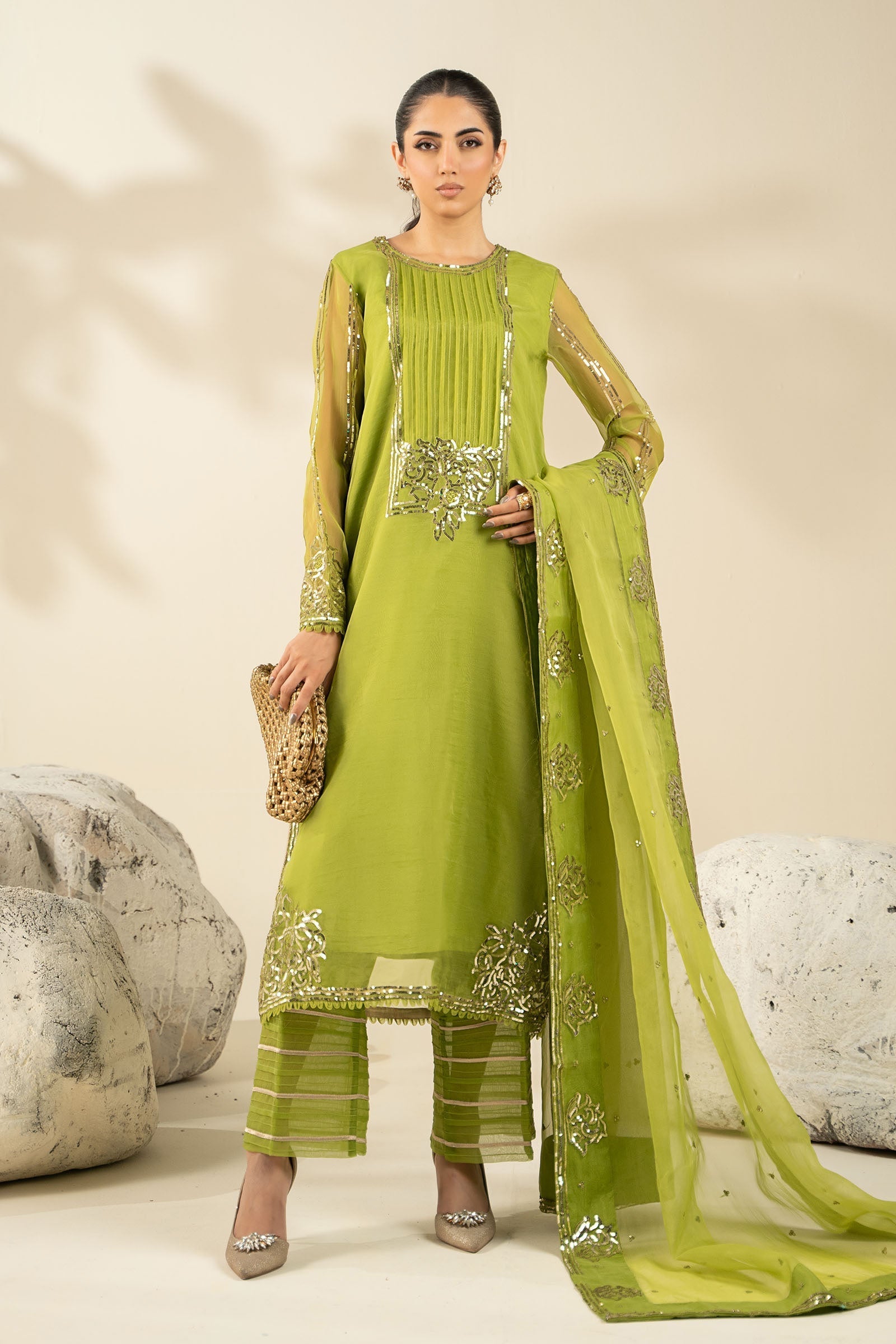Maria B | Pre fall Dresses | MBS-W25-10 G