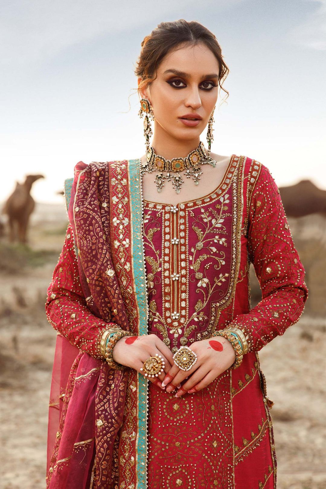 Maria B | Bridal Couture | Chundari - House Of Anaya