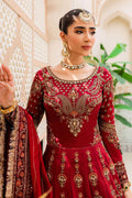 Maria B | Bridal Couture | Deep Red MC-907 - House Of Anaya