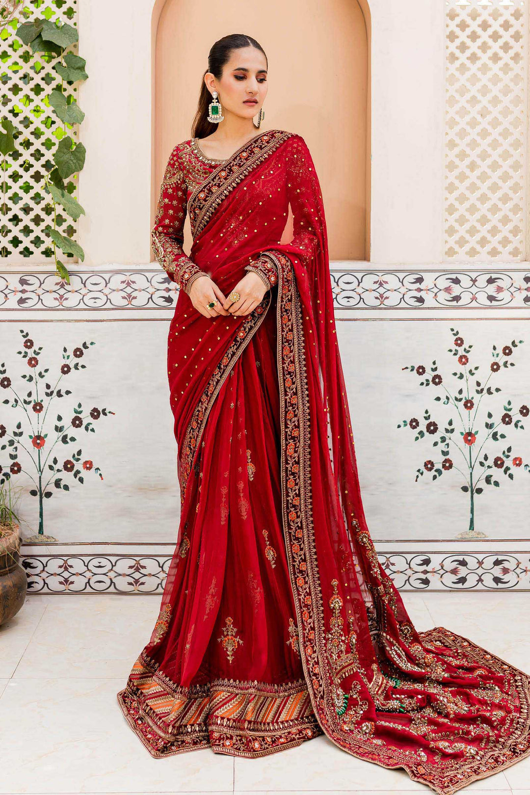 Maria B | Bridal Couture | Deep Red MC-910